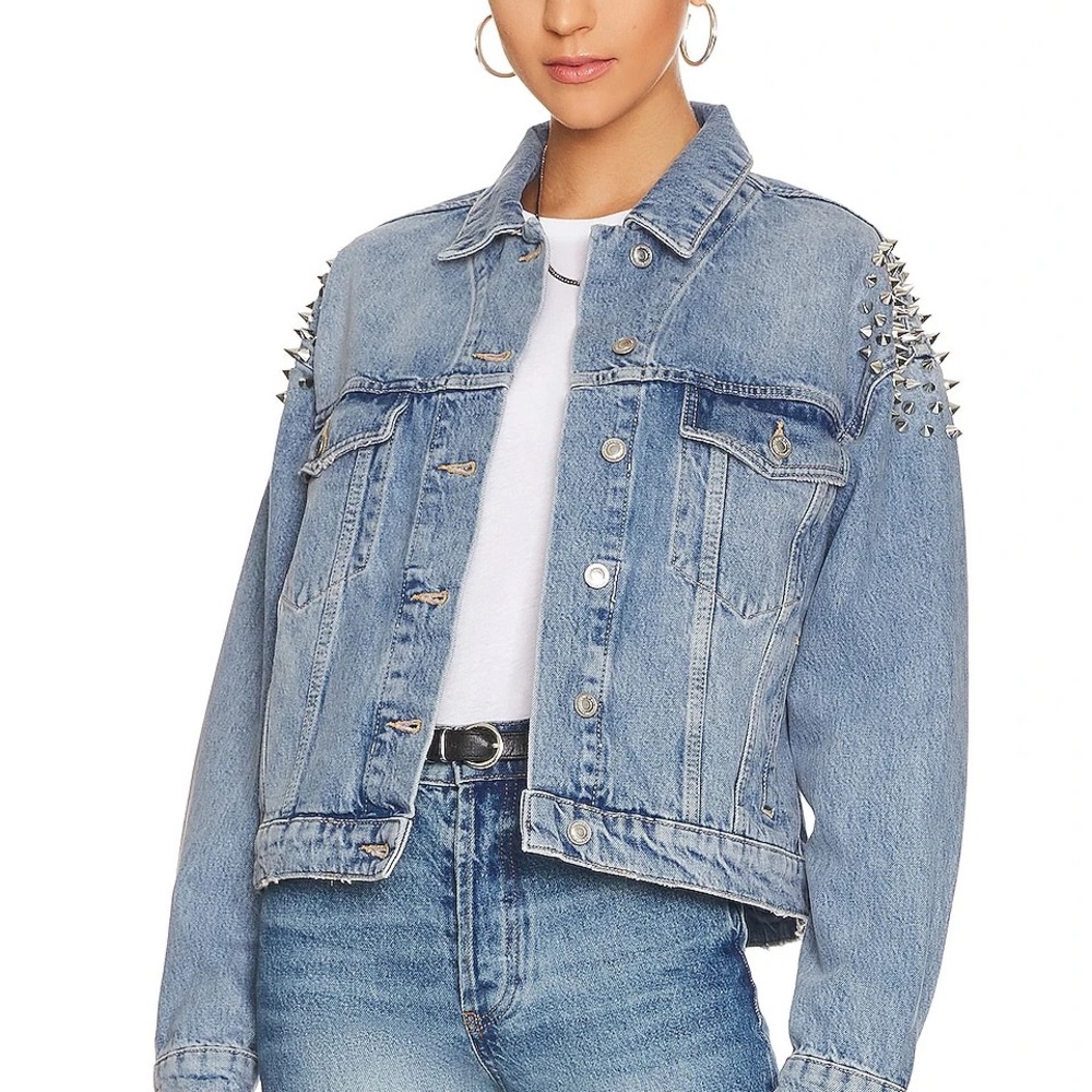 All Saints Bella Punk Studded Jacket